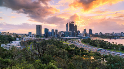 Perth Sunrise, 7th August 2013