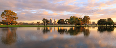 Sunrise by the Swan River, 14th August 2013