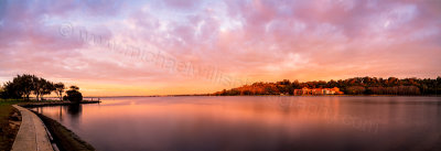 The Old Swan Brewery and Swan River at Sunrise, 27th August 2013