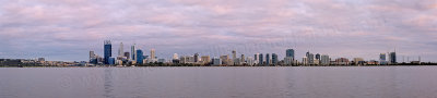 Perth and the Swan River at Sunrise, 13th September 2013