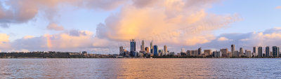 Perth and the Swan River at Sunrise, 17th September 2013