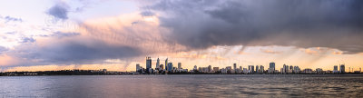 Perth and the Swan River at Sunrise 24th October 2013