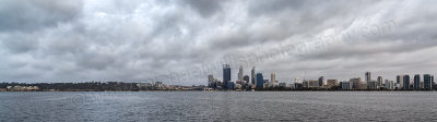 Perth and the Swan River at Sunrise, 17th November 2013