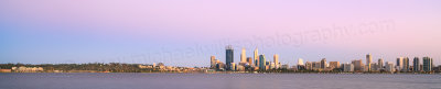 Perth and the Swan River at Sunrise, 3rd February 2014