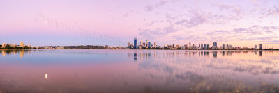 Perth and the Swan River at Sunrise, 16th February 2014