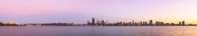 Perth and the Swan River at Sunrise, 2nd April 2014