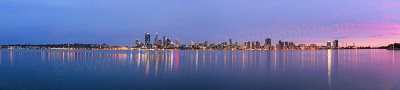 Perth and the Swan River at Sunrise, 4th May 2014