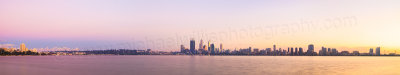 Perth and the Swan River at Sunrise, 17th May 2014