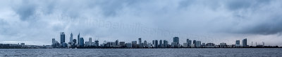 Perth and the Swan River at Sunrise, 21st August 2014