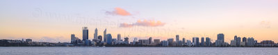 Perth and the Swan River at Sunrise, 22nd August 2014