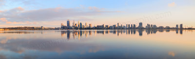 Perth and the Swan River at Sunrise, 15th September 2014