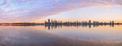 Perth and the Swan River at Sunrise, 17th September 2014