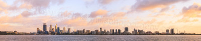 Perth and the Swan River at Sunrise, 27th September 2014
