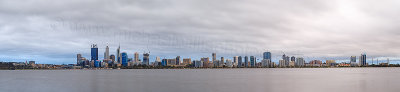 Perth and the Swan River at Sunrise, 19th October 2014