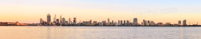 Perth and the Swan River at Sunrise, 17th November 2014