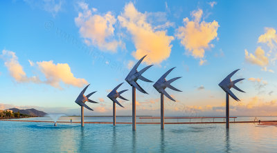 Sunrise at Cairns Lagoon, 9th August 2014