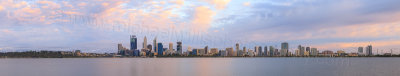 Perth and the Swan River at Sunrise, 1st December 2014