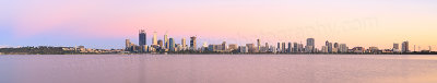 Perth and the Swan River at Sunrise, 9th December 2014