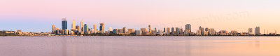 Perth and the Swan River at Sunrise, 10th December 2014