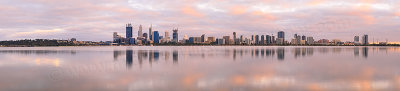 Perth and the Swan River at Sunrise, 15th December 2014