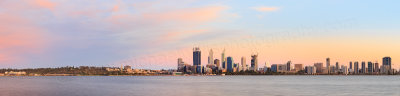 Perth and the Swan River at Sunrise, 23rd December 2014