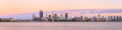 Perth and the Swan River at Sunrise, 24th December 2014