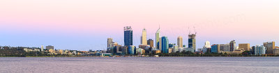 Perth and the Swan River at Sunrise, 8th January 2015