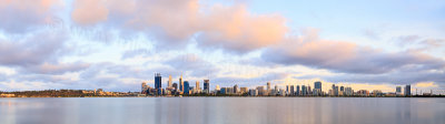 Perth and the Swan River at Sunrise, 19th January 2015