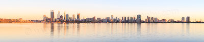 Perth and the Swan River at Sunrise, 20th January 2015