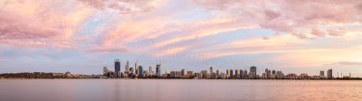 Perth and the Swan River at Sunrise, 1st February 2015