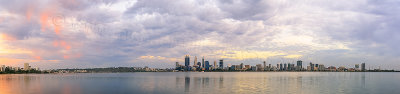 Perth and the Swan River at Sunrise, 12th February 2015
