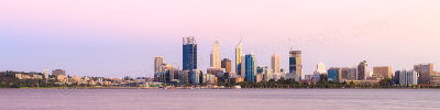 Perth and the Swan River at Sunrise, 23rd February 2015