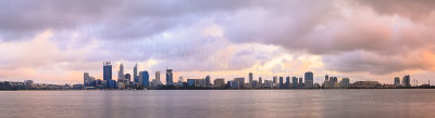 Perth and the Swan River at Sunrise, 27th February 2015