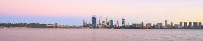 Perth and the Swan River at Sunrise, 6th March 2015
