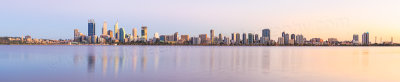 Perth and the Swan River at Sunrise, 8th March 2015