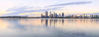 Perth and the Swan River at Sunrise, 27th March 2015