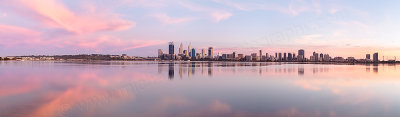 Perth and the Swan River at Sunrise, 30th March 2015