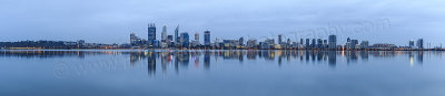 Perth and the Swan River at Sunrise, 9th April 2015