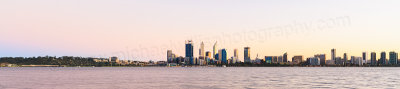 Perth and the Swan River at Sunrise, 19th April 2015