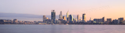 Perth and the Swan River at Sunrise, 5th May 2015