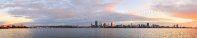Perth and the Swan River at Sunrise, 25th July 2015