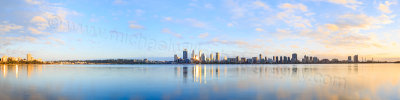 Perth and the Swan River at Sunrise, 1st August 2015