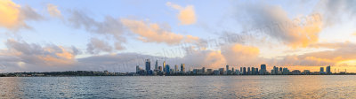 Perth and the Swan River at Sunrise, 18th August 2015
