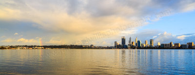 Perth and the Swan River at Sunrise, 20th August 2015