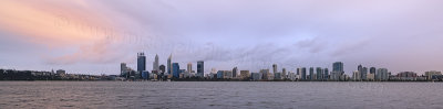 Perth and the Swan River at Sunrise, 12th September 2015