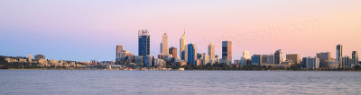Perth and the Swan River at Sunrise, 22nd September 2015