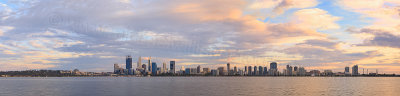 Perth and the Swan River at Sunrise, 2nd October 2015