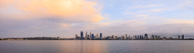 Perth and the Swan River at Sunrise, 3rd October 2015
