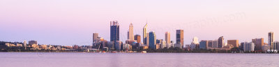 Perth and the Swan River at Sunrise, 12th October 2015