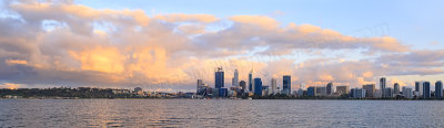 Perth and the Swan River at Sunrise, 18th October 2015